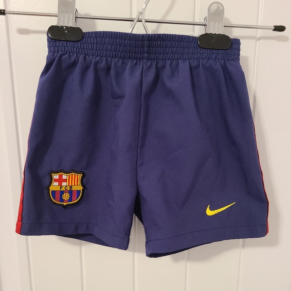 🌟Nike FCB Barcelona Shorts Size 9-12 Months - Picture 1 of 8